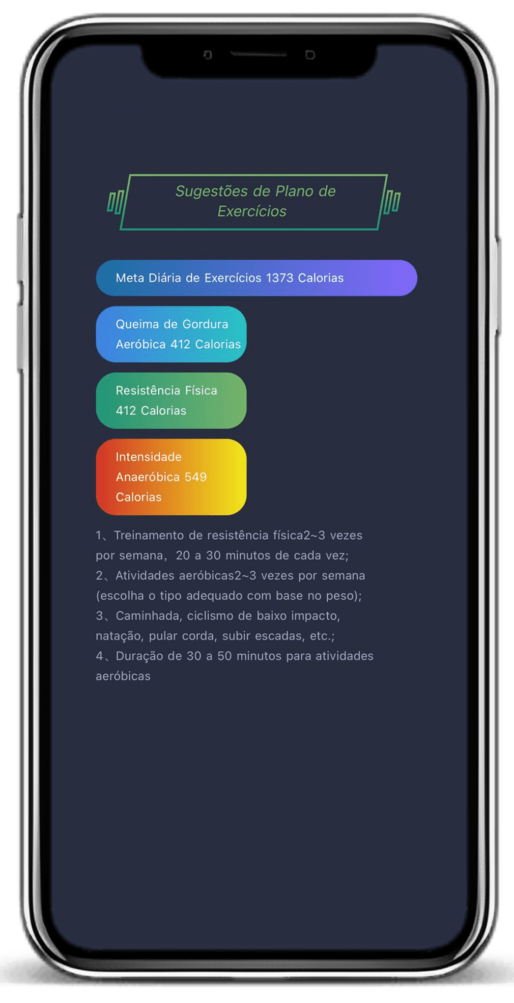 Sugestões de Plano de Exercícios