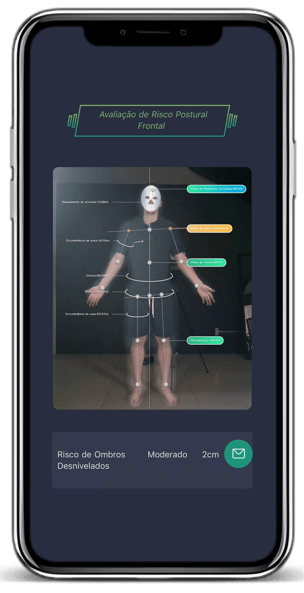 Avaliação de Risco Postural Frontal